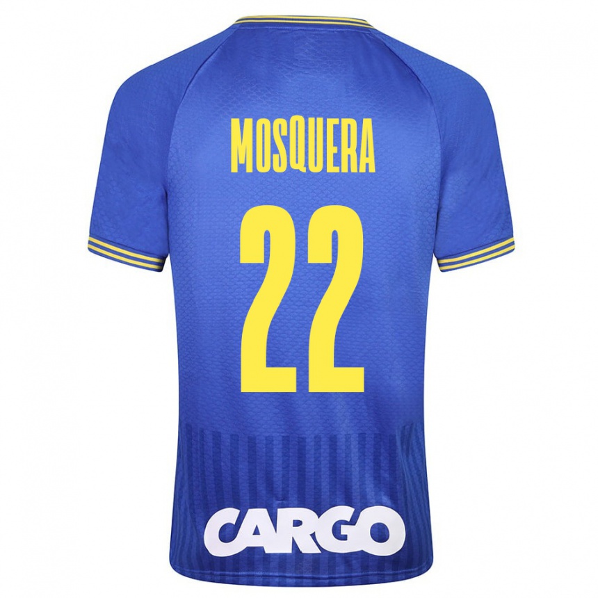 Kids Football Orlando Mosquera #22 White Away Jersey 2024/25 T-Shirt