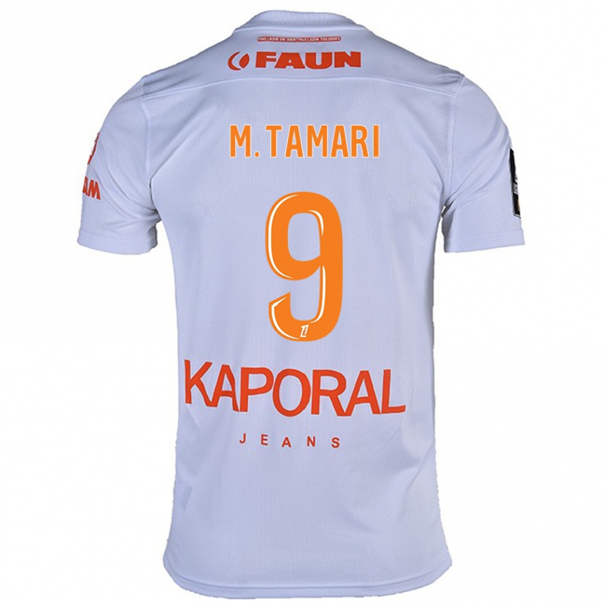 Kids Football Mousa Tamari #9 White Away Jersey 2024/25 T-Shirt