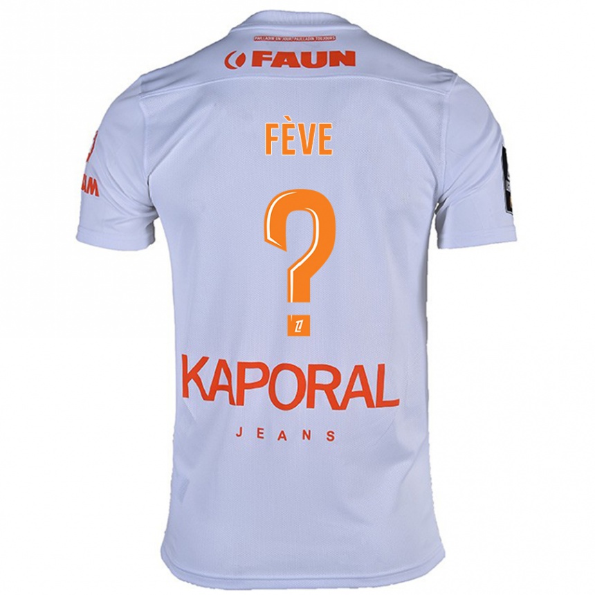 Kids Football Lino Fève #0 White Away Jersey 2024/25 T-Shirt