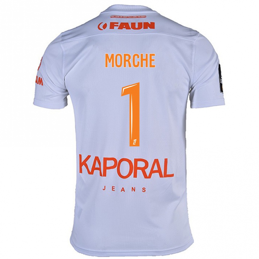 Kids Football Cosette Morché #1 White Away Jersey 2024/25 T-Shirt