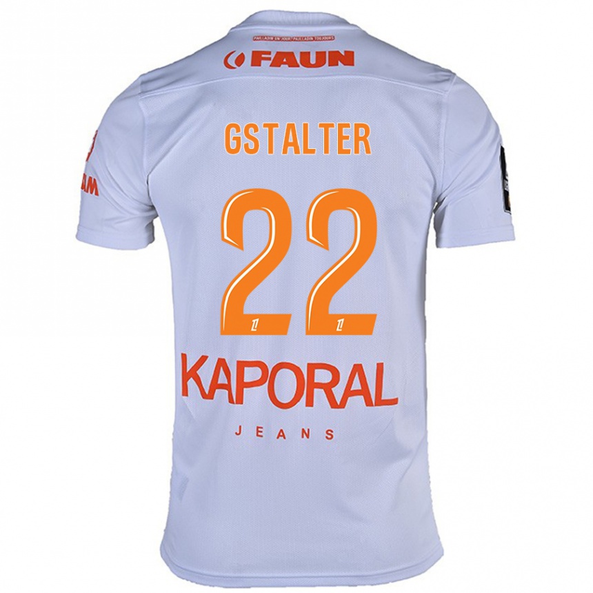 Kids Football Lola Gstalter #22 White Away Jersey 2024/25 T-Shirt