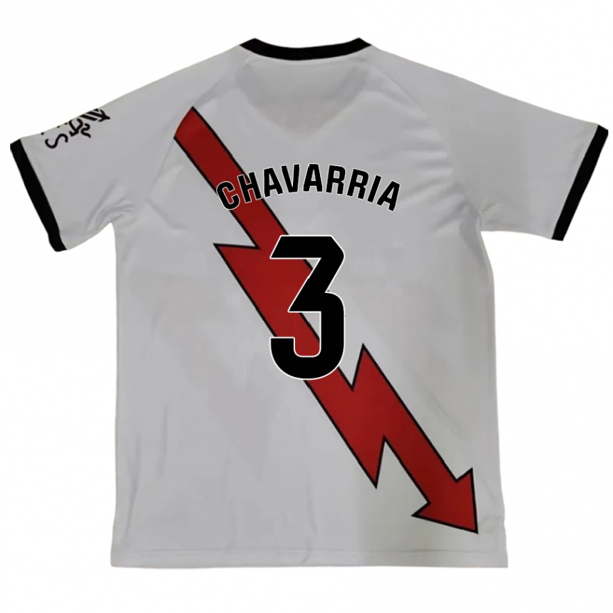 Kids Football Pep Chavarría #3 Red Away Jersey 2024/25 T-Shirt