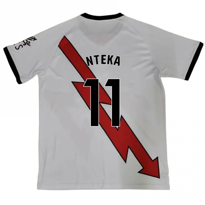 Kids Football Randy Nteka #11 Red Away Jersey 2024/25 T-Shirt