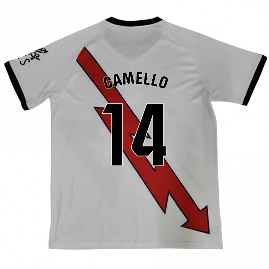 Kids Football Sergio Camello #14 Red Away Jersey 2024/25 T-Shirt