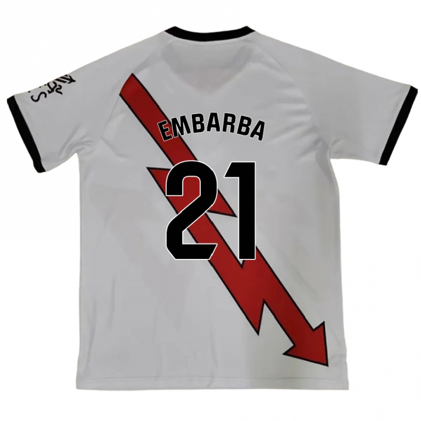 Kids Football Adrián Embarba #21 Red Away Jersey 2024/25 T-Shirt