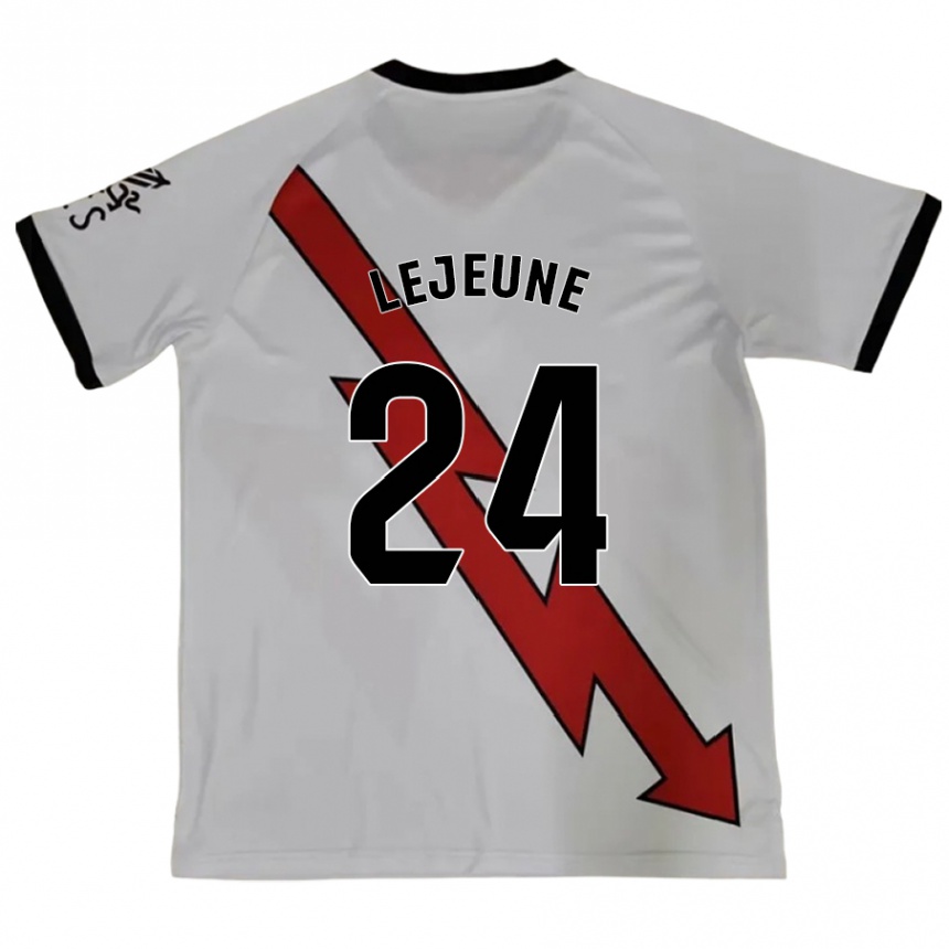 Kids Football Florian Lejeune #24 Red Away Jersey 2024/25 T-Shirt