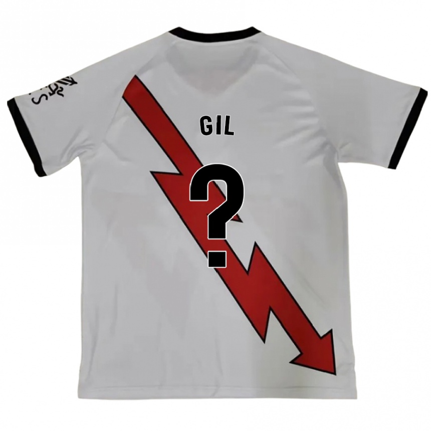 Kids Football Juanpe Gil #0 Red Away Jersey 2024/25 T-Shirt