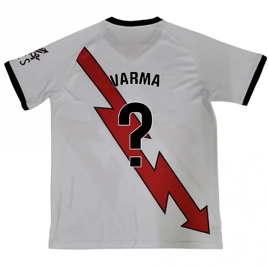 Kids Football Roman Varma #0 Red Away Jersey 2024/25 T-Shirt