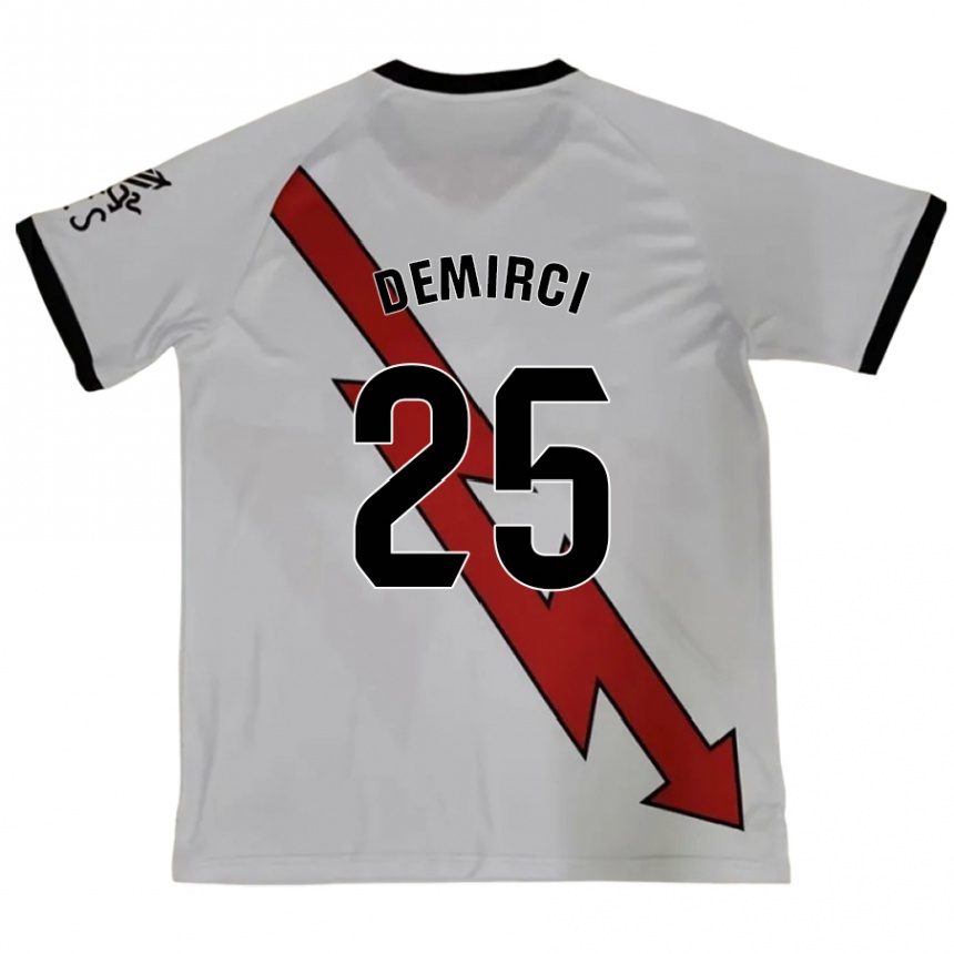 Kids Football Mert Demirci #25 Red Away Jersey 2024/25 T-Shirt