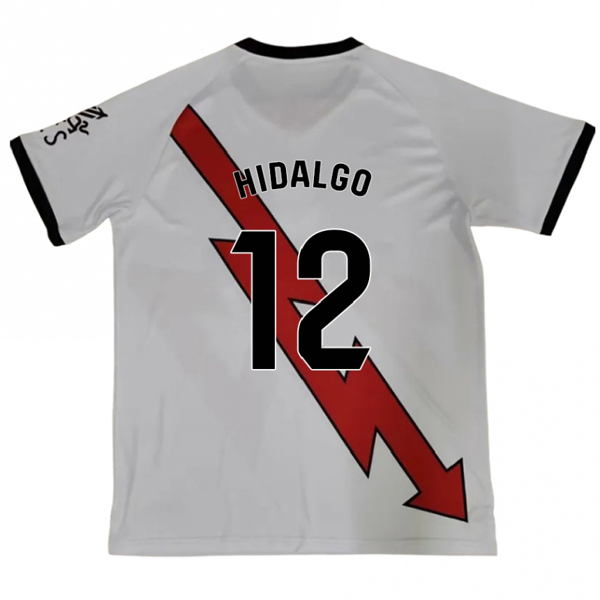 Kids Football Patri Hidalgo #12 Red Away Jersey 2024/25 T-Shirt