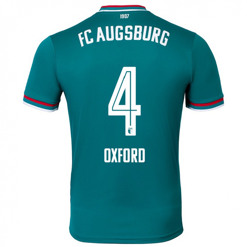 Kids Football Reece Oxford #4 Dark Green Away Jersey 2024/25 T-Shirt