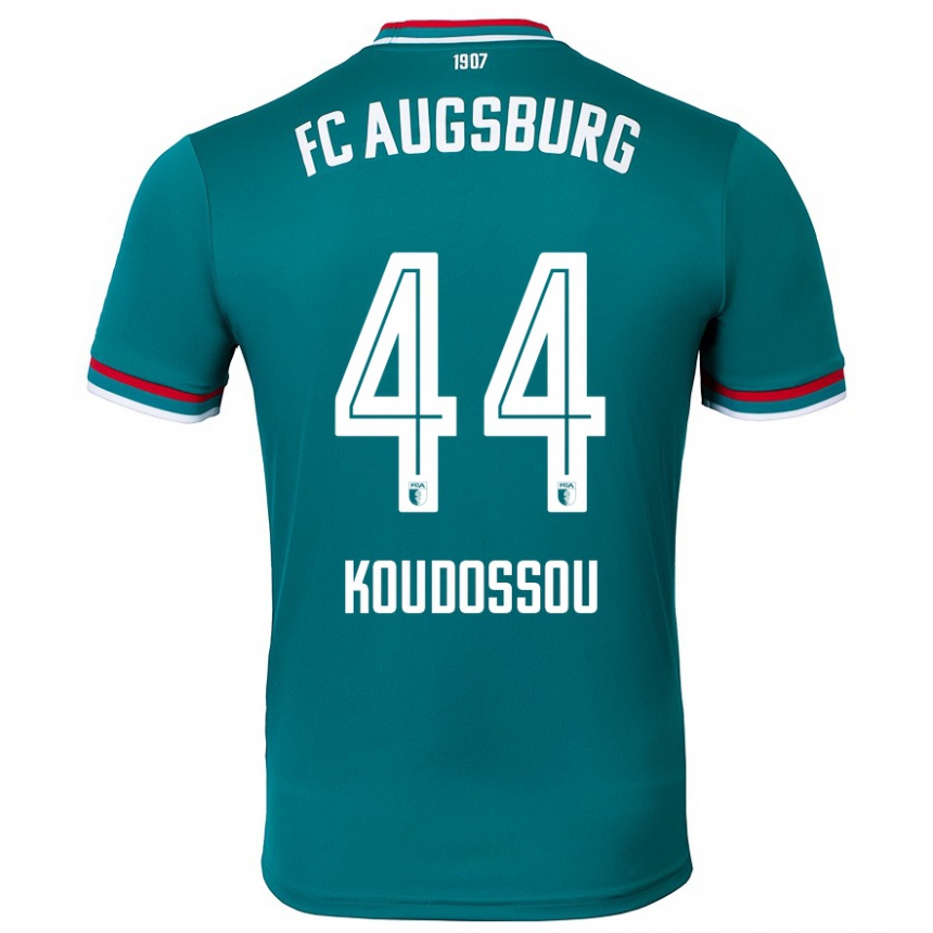 Kids Football Henri Koudossou #44 Dark Green Away Jersey 2024/25 T-Shirt