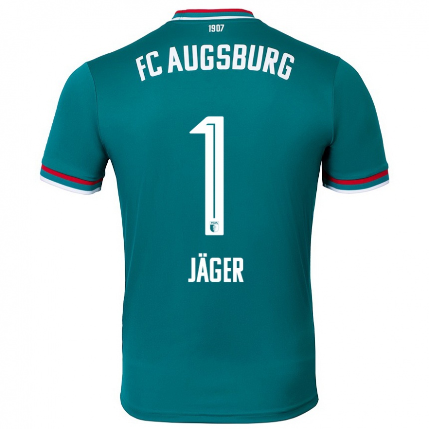 Kids Football Tobias Jäger #1 Dark Green Away Jersey 2024/25 T-Shirt