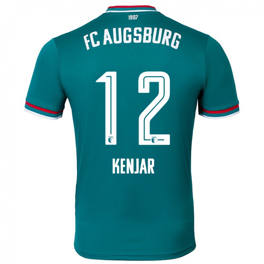 Kids Football Alen Kenjar #12 Dark Green Away Jersey 2024/25 T-Shirt