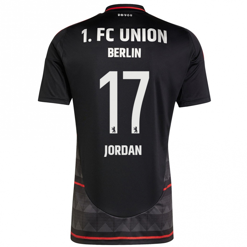 Kids Football Jordan #17 Black Away Jersey 2024/25 T-Shirt