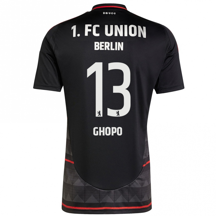 Kids Football Morel Ghopo #13 Black Away Jersey 2024/25 T-Shirt