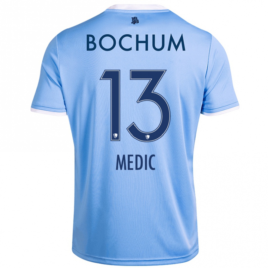 Kids Football Jakov Medic #13 Sky Blue Away Jersey 2024/25 T-Shirt