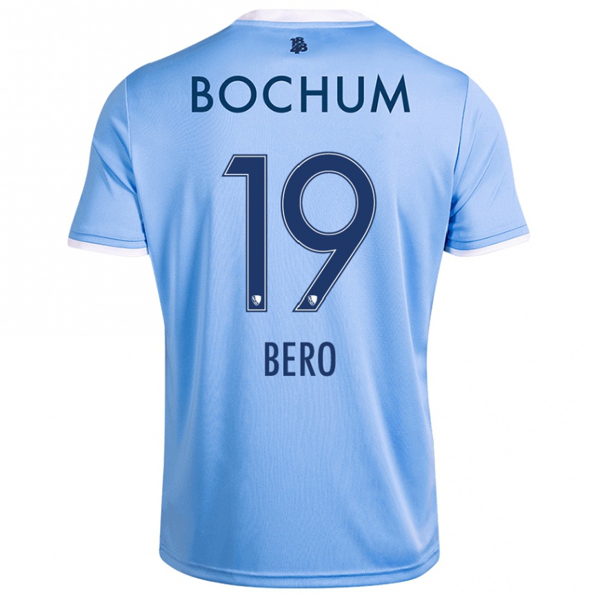 Kids Football Matus Bero #19 Sky Blue Away Jersey 2024/25 T-Shirt