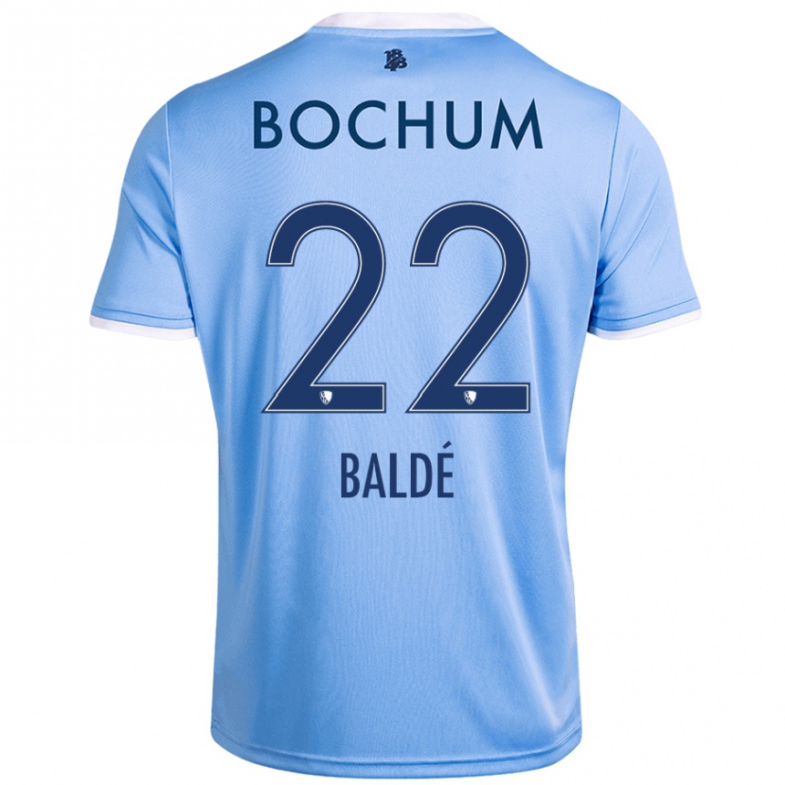 Kids Football Aliou Baldé #22 Sky Blue Away Jersey 2024/25 T-Shirt