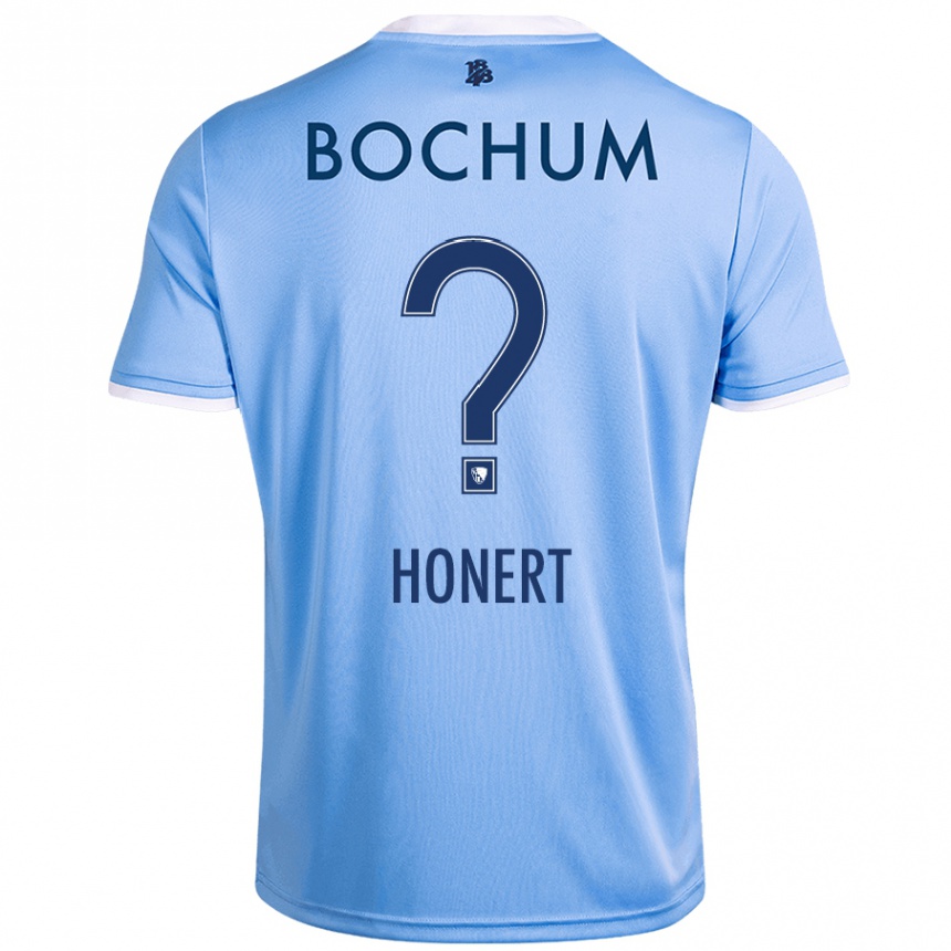 Kids Football Jan Honert #0 Sky Blue Away Jersey 2024/25 T-Shirt