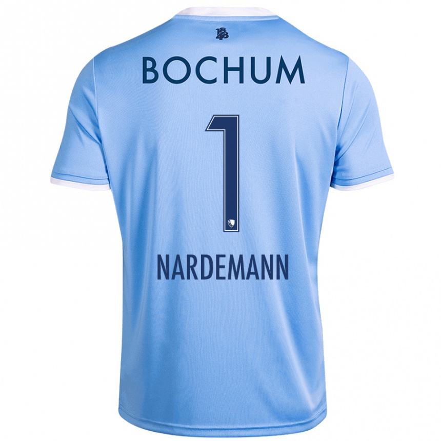 Kids Football Kari Närdemann #1 Sky Blue Away Jersey 2024/25 T-Shirt