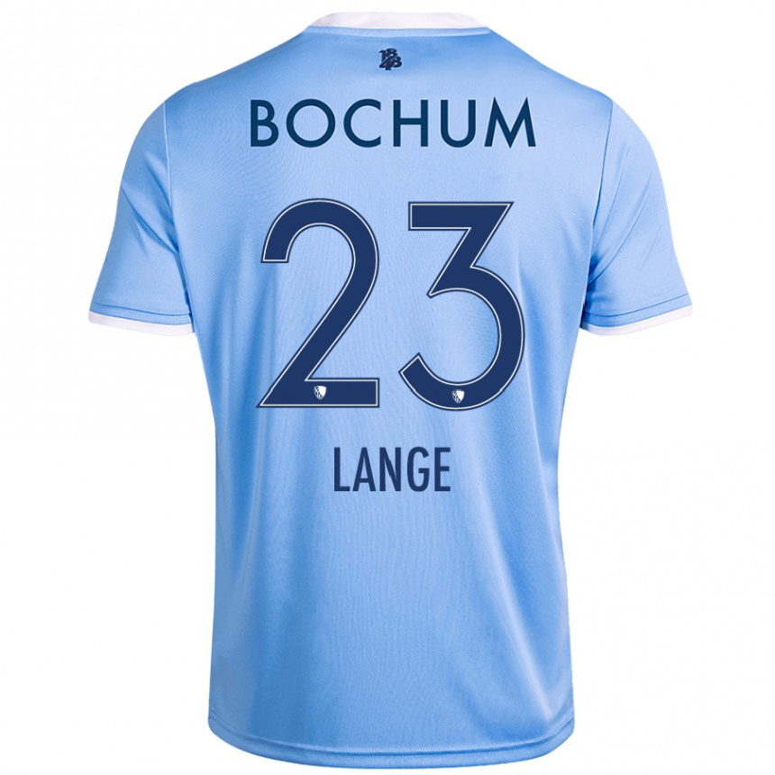 Kids Football Nina Lange #23 Sky Blue Away Jersey 2024/25 T-Shirt