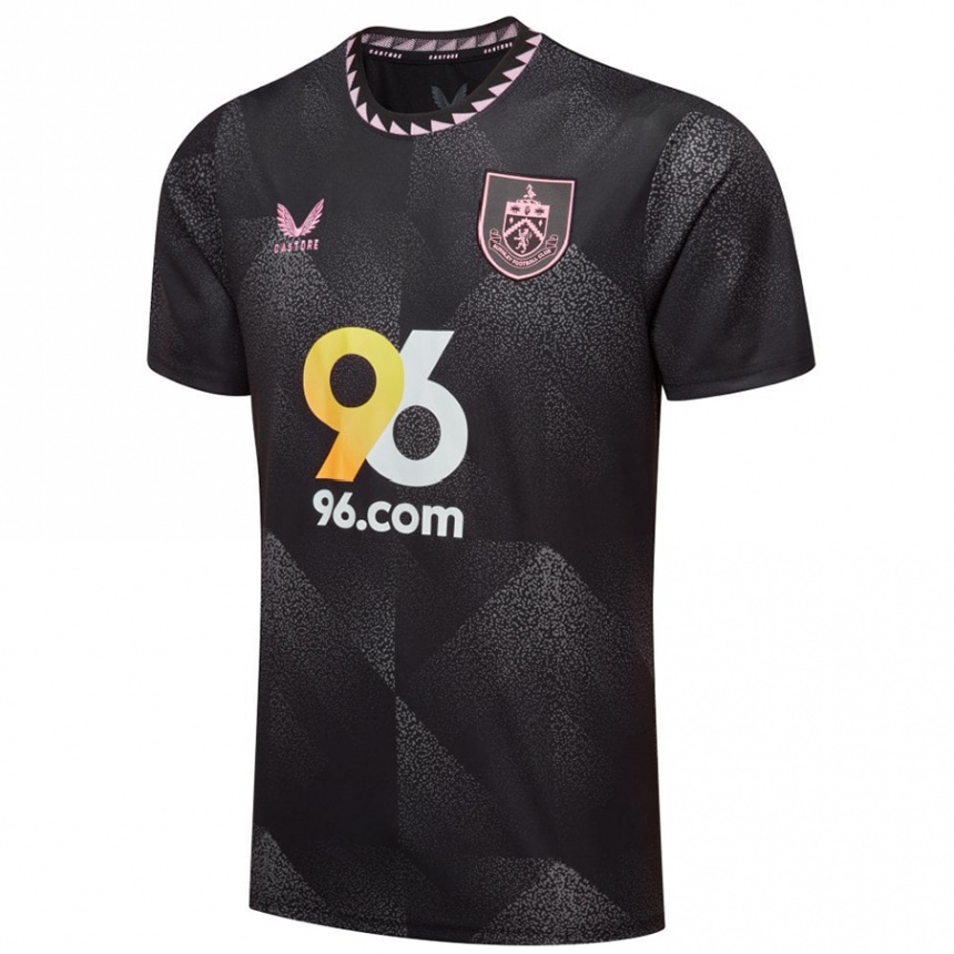 Kids Football Bradley Grant #0 Black Away Jersey 2024/25 T-Shirt