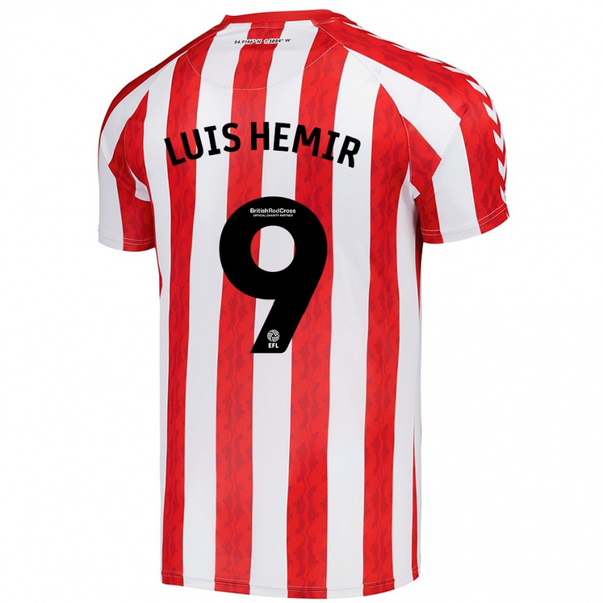 Men Football Luís Semedo #9 Red White Home Jersey 2024/25 T-Shirt