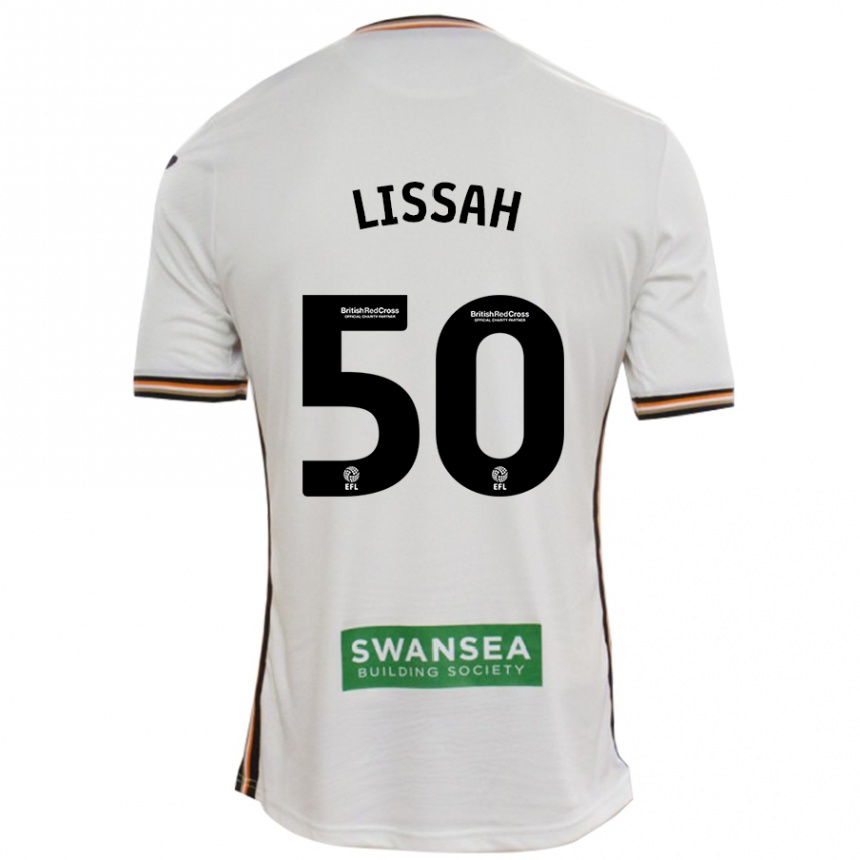 Men Football Filip Lissah #50 White Home Jersey 2024/25 T-Shirt