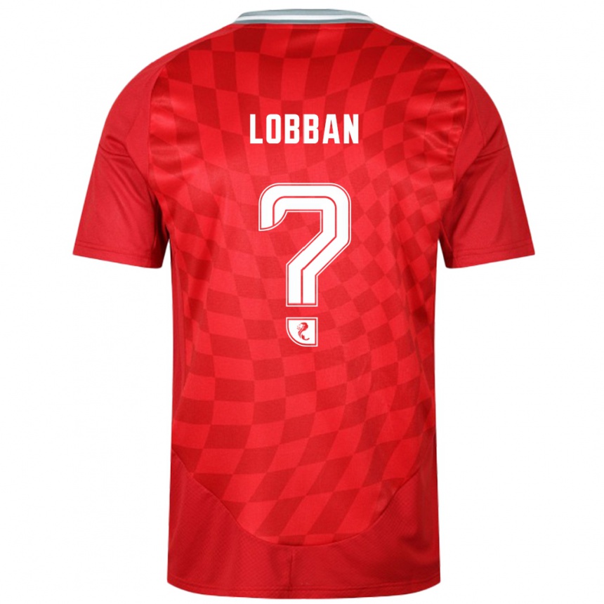 Men Football Dylan Lobban #0 Red Home Jersey 2024/25 T-Shirt