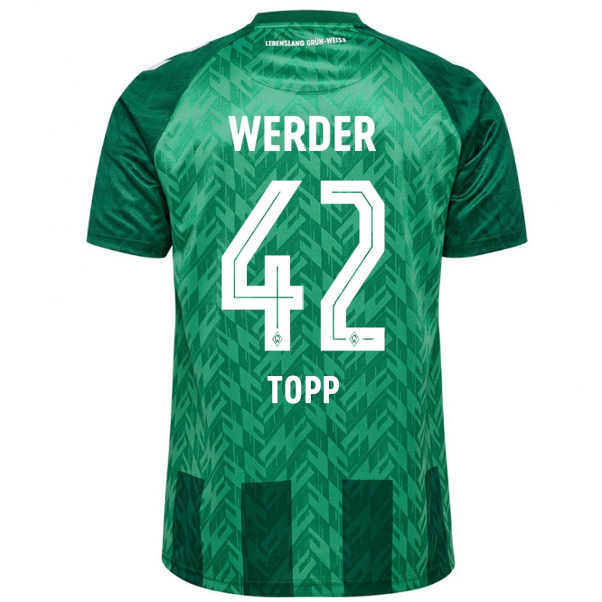 Men Football Keke Topp #42 Green Home Jersey 2024/25 T-Shirt