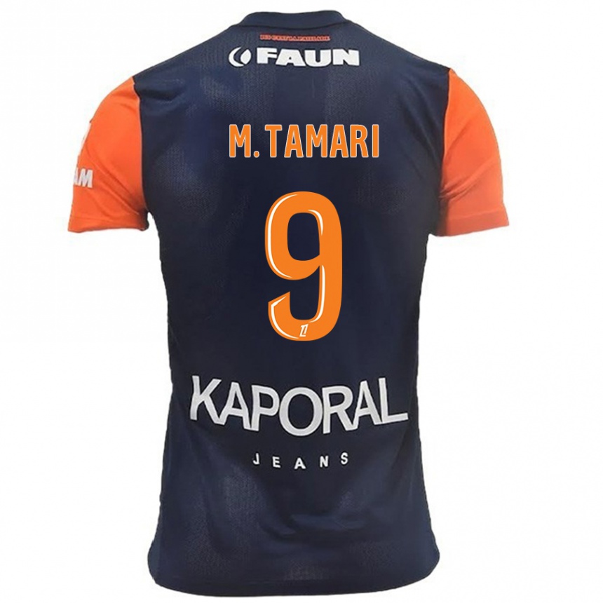 Men Football Mousa Tamari #9 Navy Blue Orange Home Jersey 2024/25 T-Shirt