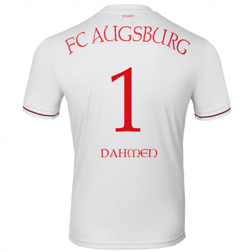 Men Football Finn Dahmen #1 White Home Jersey 2024/25 T-Shirt