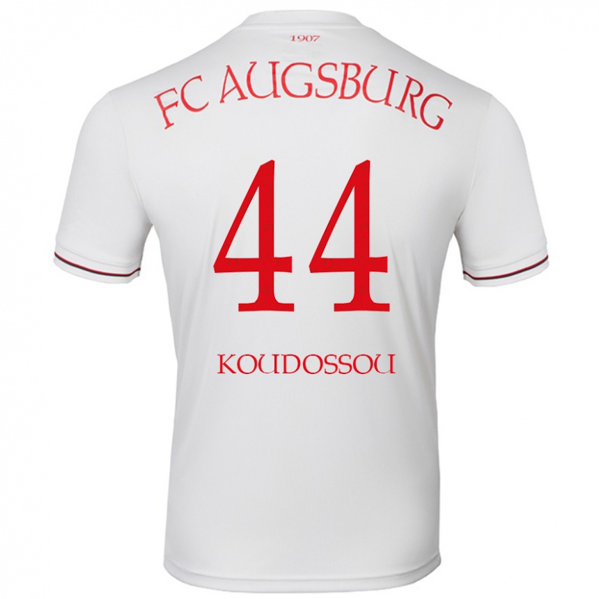 Men Football Henri Koudossou #44 White Home Jersey 2024/25 T-Shirt