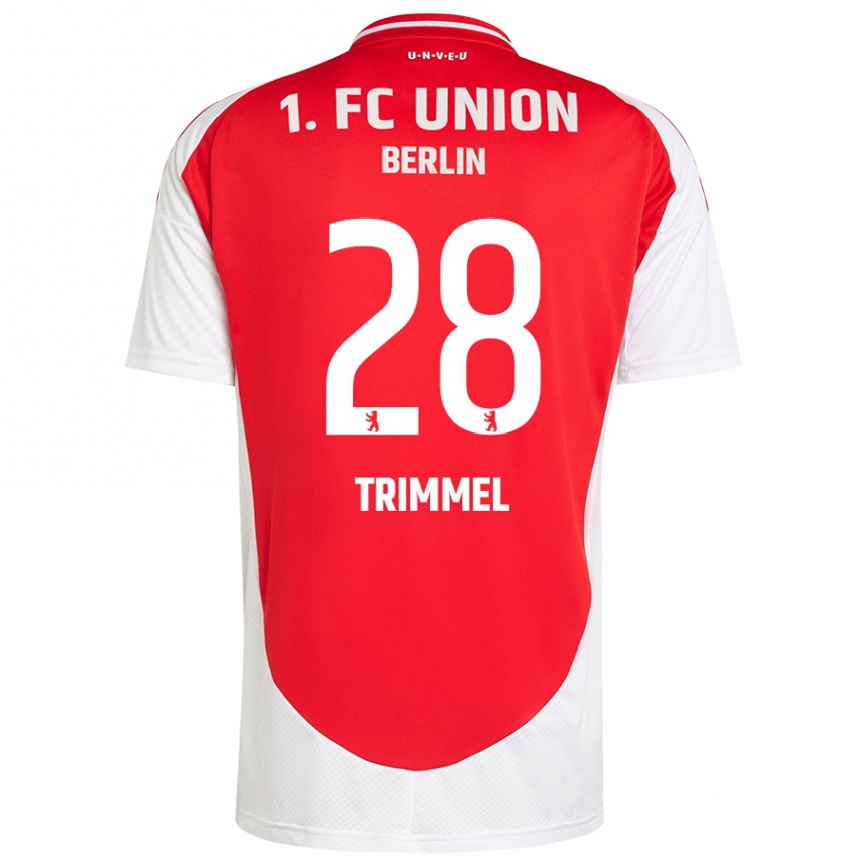 Men Football Christopher Trimmel #28 Red White Home Jersey 2024/25 T-Shirt