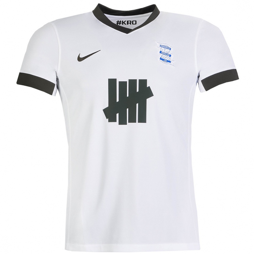 Men Football Godfred Boakye #0 White Black Away Jersey 2024/25 T-Shirt