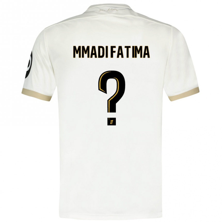 Men Football Ismael Mmadi Fatima #0 White Gold Away Jersey 2024/25 T-Shirt