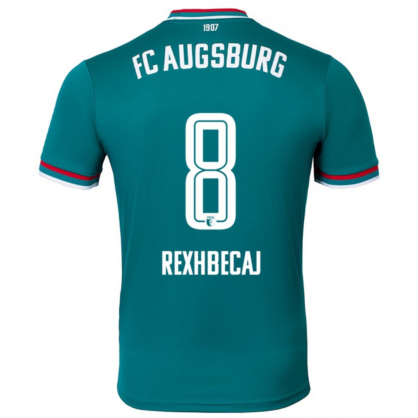 Men Football Elvis Rexhbecaj #8 Dark Green Away Jersey 2024/25 T-Shirt