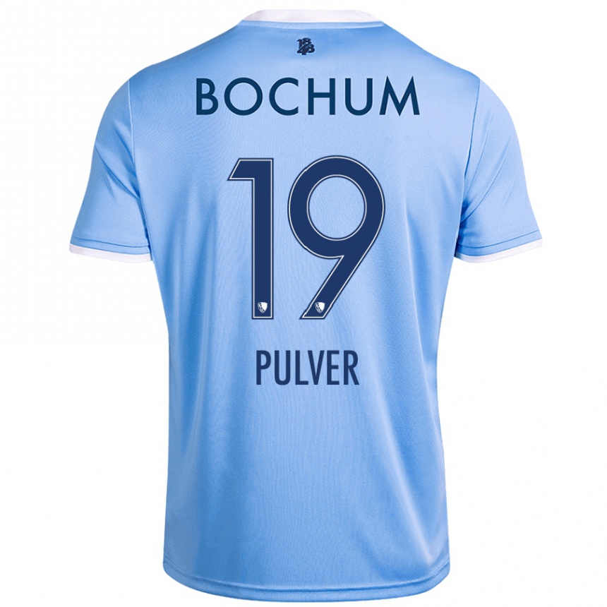 Men Football Nico Pulver #19 Sky Blue Away Jersey 2024/25 T-Shirt