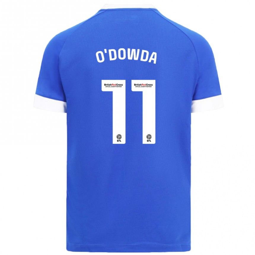 Women Football Callum O'dowda #11 Sky Blue Home Jersey 2024/25 T-Shirt