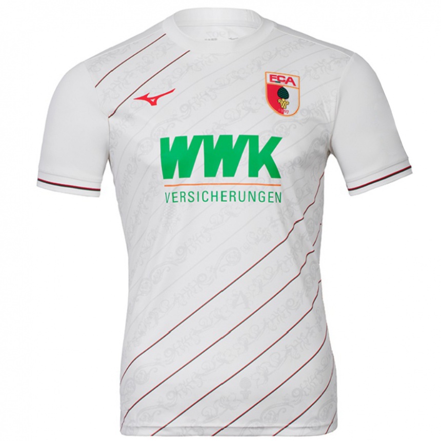 Women Football Elias Gröger #21 White Home Jersey 2024/25 T-Shirt