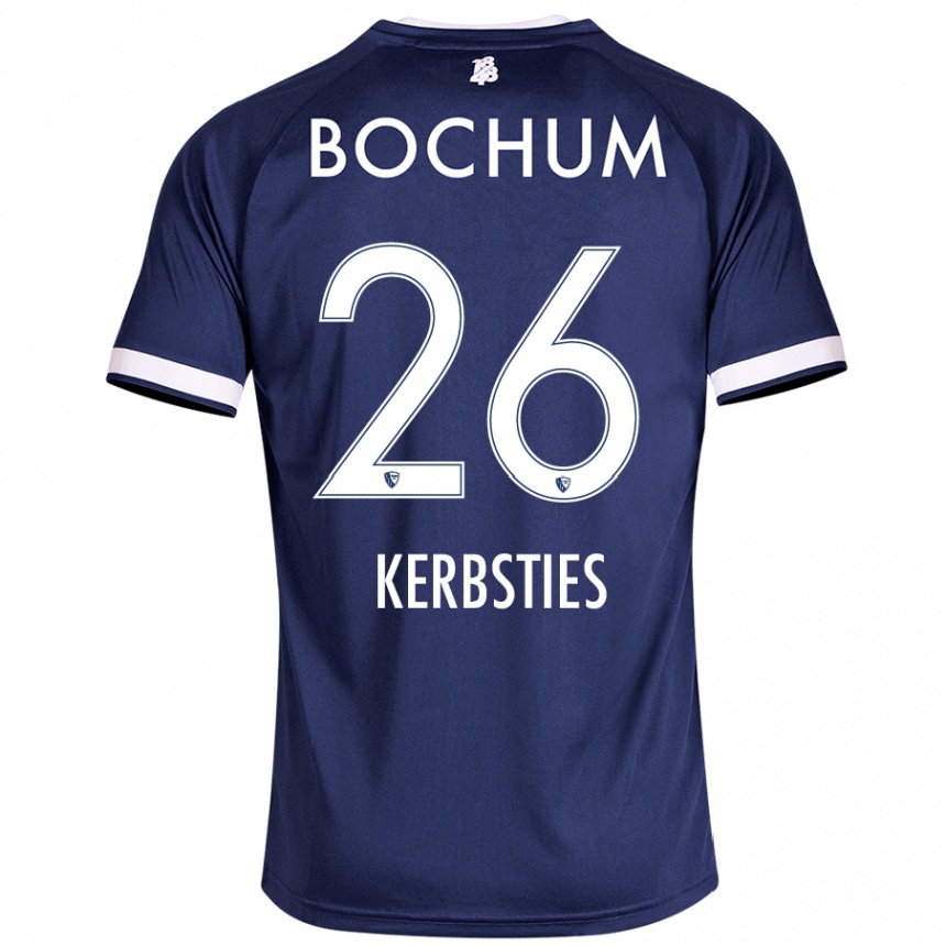 Women Football Keanu Kerbsties #26 Dark Blue Home Jersey 2024/25 T-Shirt