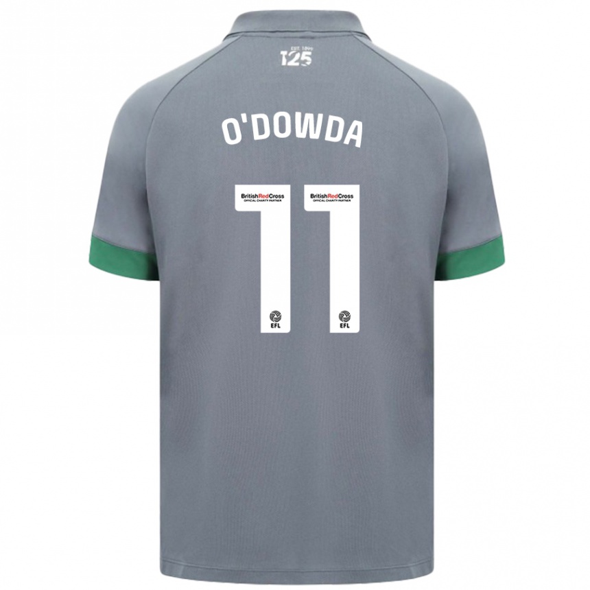 Women Football Callum O'dowda #11 Dark Gray Away Jersey 2024/25 T-Shirt