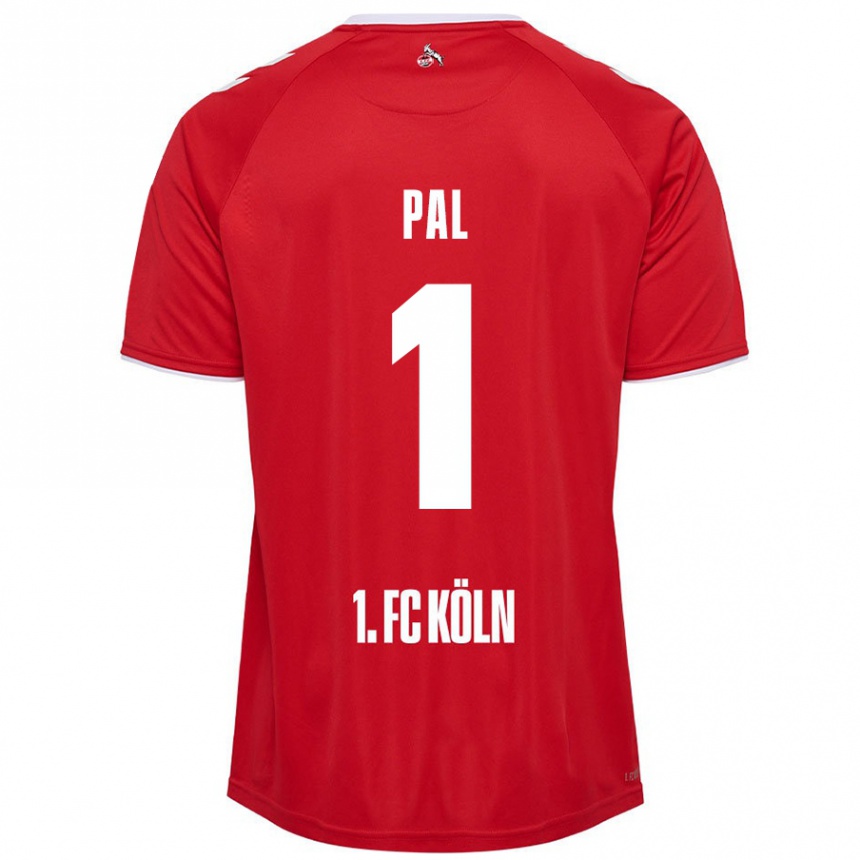 Women Football Jasmin Pal #1 Red White Away Jersey 2024/25 T-Shirt