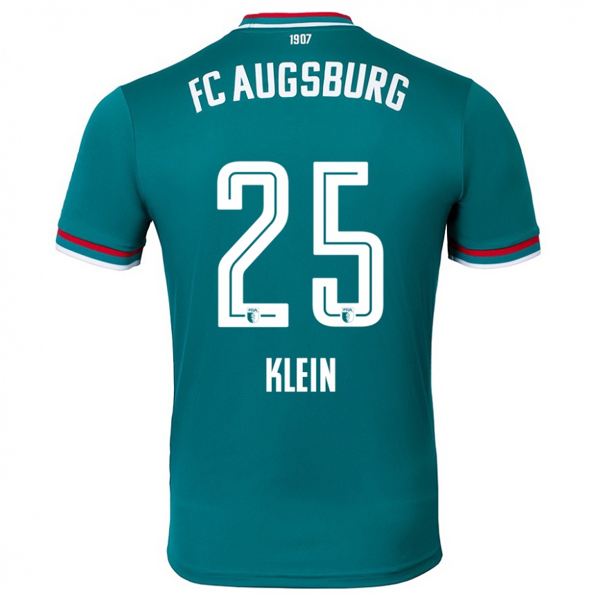 Women Football Daniel Klein #25 Dark Green Away Jersey 2024/25 T-Shirt