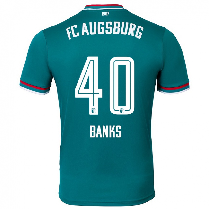 Women Football Noahkai Banks #40 Dark Green Away Jersey 2024/25 T-Shirt