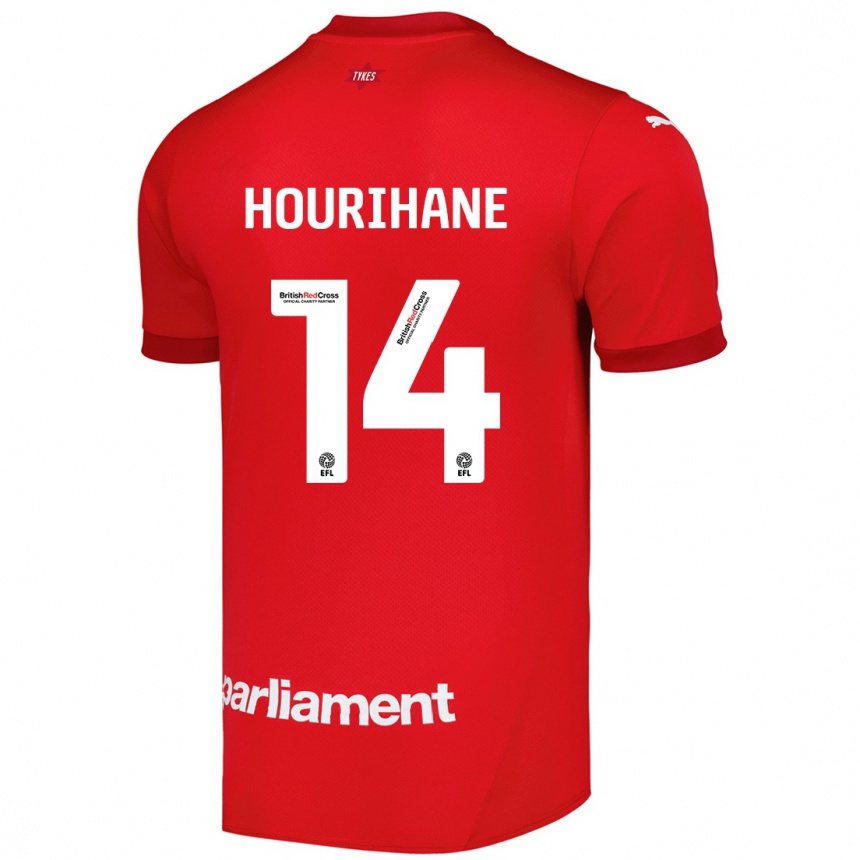 Kids Football Conor Hourihane #14 Red Home Jersey 2024/25 T-Shirt