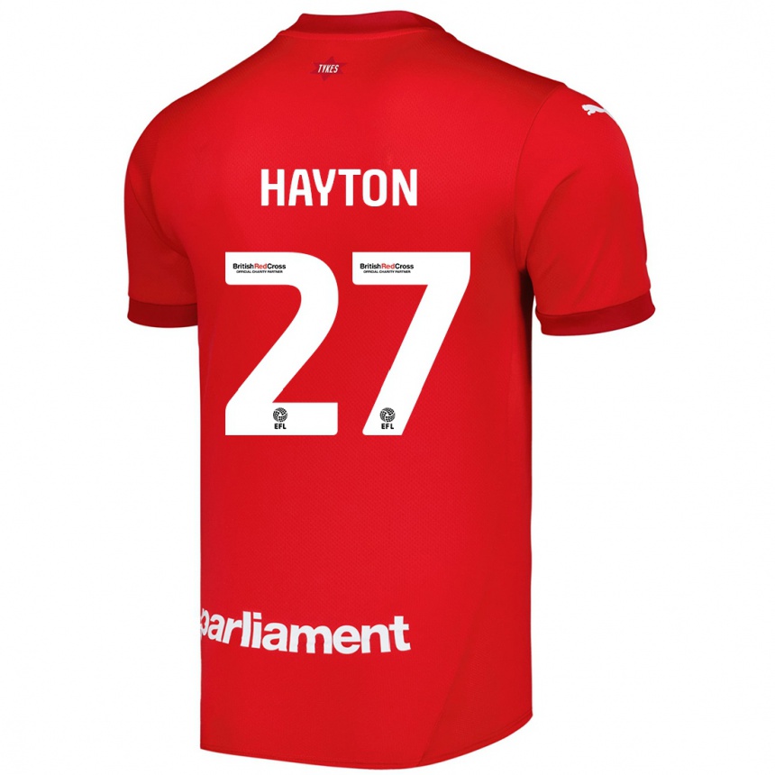 Kids Football Adam Hayton #27 Red Home Jersey 2024/25 T-Shirt