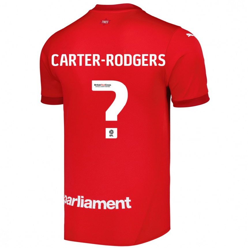 Kids Football Trent Carter-Rodgers #0 Red Home Jersey 2024/25 T-Shirt