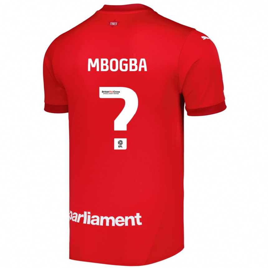 Kids Football Malachi Mbogba #0 Red Home Jersey 2024/25 T-Shirt